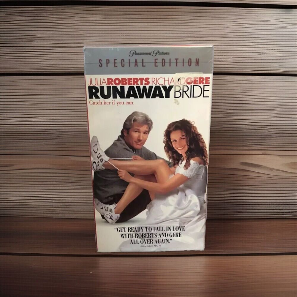 Runaway Bride VHS 1999 Special Edition Julia Roberts Richard Gere Paramount